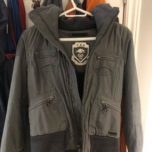 TNA grey jacket size small